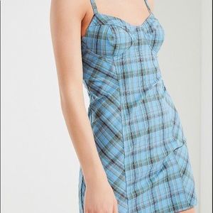 NWOT URBAN OUTFITTERS As If plaid mini dress
